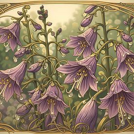 Hosta's Art Nouveau by Linda de Klein