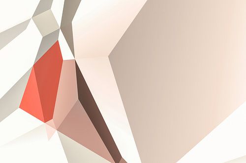 Warm Abstract Polygons