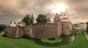 Kasteel Château des ducs de Bretagne in Nantes van Dennis van de Water