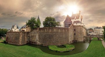 Kasteel Château des ducs de Bretagne in Nantes von Dennis van de Water