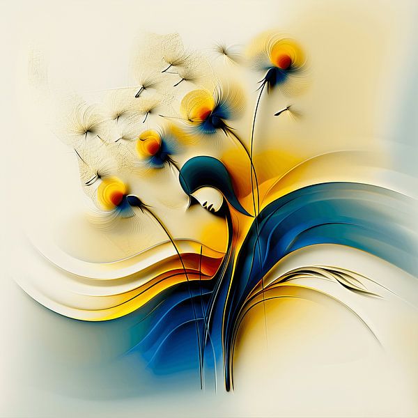 Lentebries | Abstract van Karina Brouwer