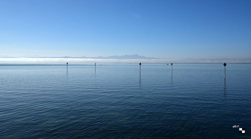 Lac de Constance avec vue sur les Alpes suisses par aRi F. Huber