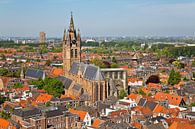 Delft Old John / Alte Kirche von Anton de Zeeuw Miniaturansicht