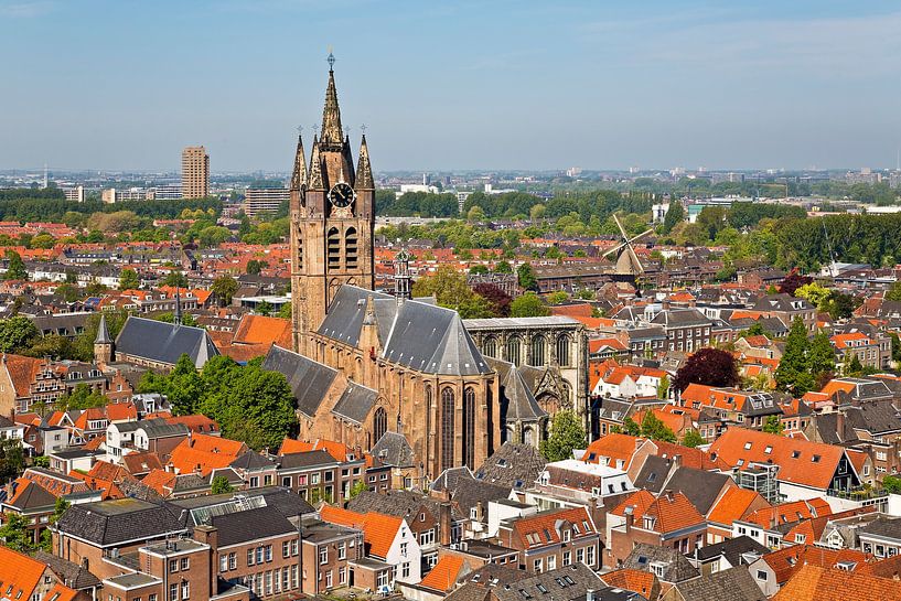 Delft Old John / Vieille église par Anton de Zeeuw