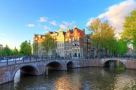 Keizersgracht bruggen Amsterdam von Dennis van de Water