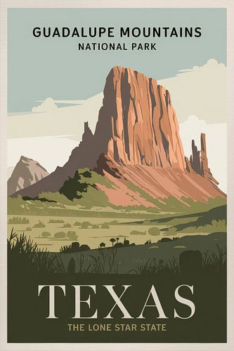 Texas Vintage Reisposter