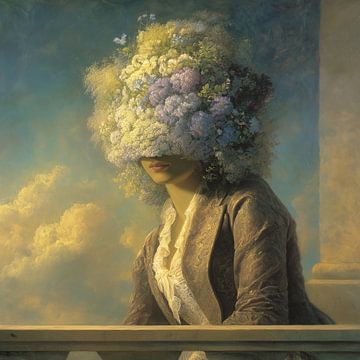 flower head | Woman Halo