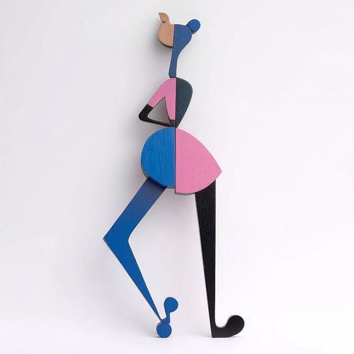 Geometric Acrobat Figure
