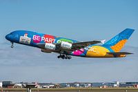 Emirates Airbus A380 expo livery