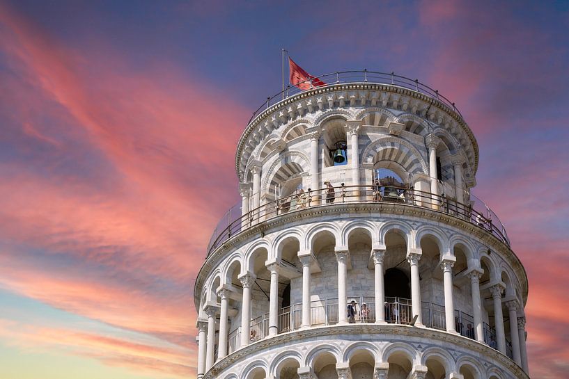 Leaning Tower of Pisa in the Sunset by Animaflora PicsStock