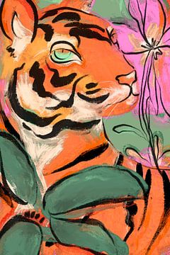 Tiger In Jungle No 2 von Treechild