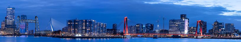 otterdam Skyline - Stadslicht aan de Maas von Hendrik Karremans