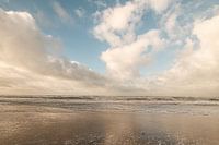 sea view with clouds