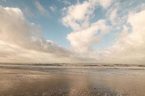 Meerblick mit Wolken