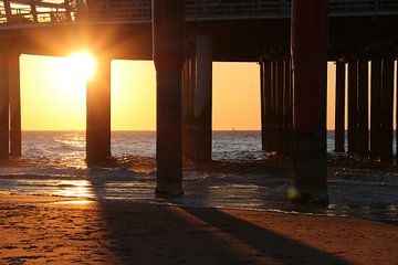 Coucher de soleil Scheveningen sur Zoë Barreto