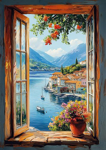 Henri Matisse inspireert Open Venster Zien van Niklas Maximilian