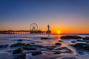 Coucher de soleil apaisant à Scheveningen