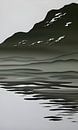 water kabbelt over rotsen IV van Harmanna Digital Art thumbnail