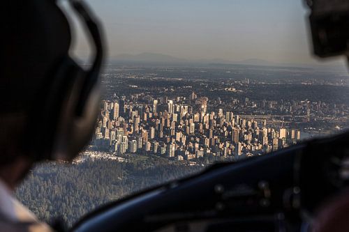 Vancouver from a plane