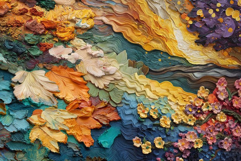 picturesque abstract autumn by Egon Zitter
