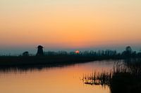 Sunset in Friesland