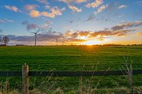 Sonnenaufgang in Friesland