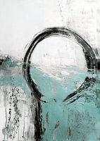 Turquoise abstract