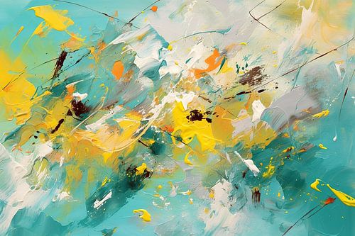 Mammifères Jardinage | Peinture expressionniste