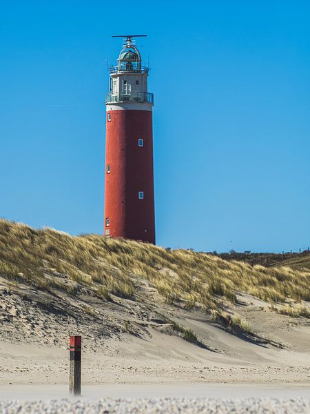 The Beach Pole And The Lighthouse by Mr White Takes Pictures