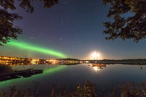 Nördliche Lichter über Loftahammar