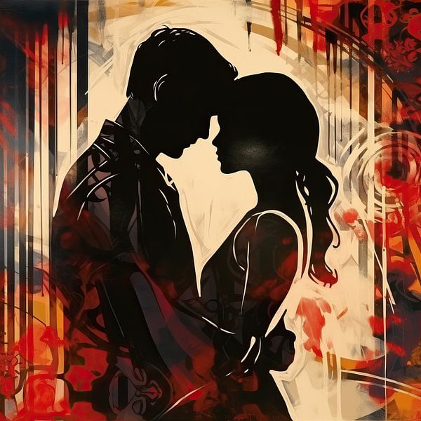 Brennende Liebe von Blickfänger Gemälde