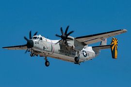 Le C-2 Greyhound atterrit sur l'île du Nord sur HB Photography