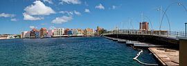 Punda Willemstad with ferry bridge by Michel Groen
