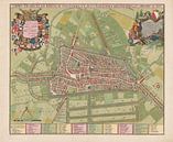 Karte der Stadt Utrecht, Jan van Vianen, 1695 von Historisch Utrecht Miniaturansicht