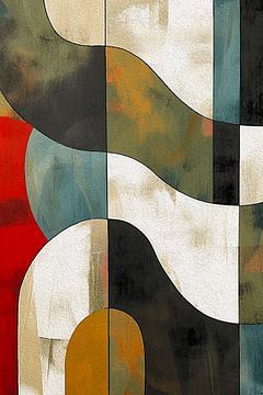 Abstracte velden nr. 1 van Andreas Magnusson