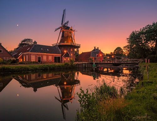 Sunset in Onderdendam