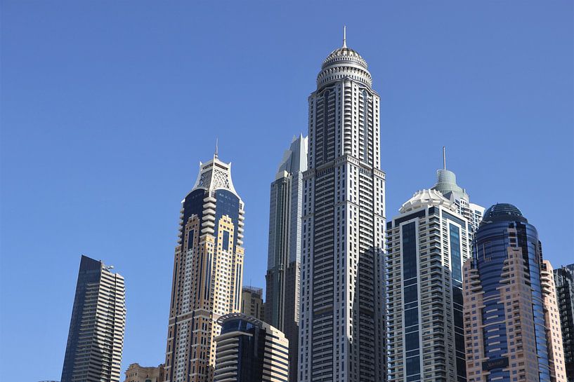 Dubai skyline by Christel Smits