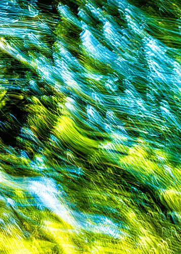 Ritme van blauw en groen