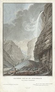 Wasserfall von Stabbauch, Jean François Janinet, 1772 - 1785 von Atelier Liesjes