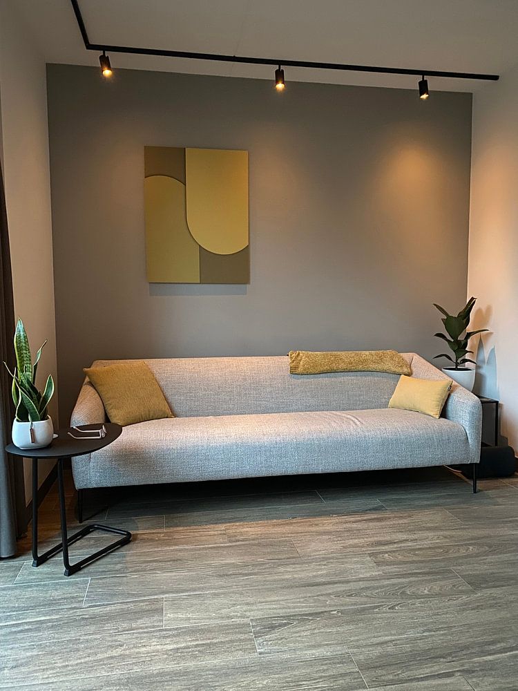 Gelb Gold  von Mad Dog Art 