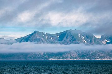 Coast on the Lofoten islands in Norway van Rico Ködder