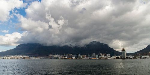 Kaapstad, haven en de Tafelberg