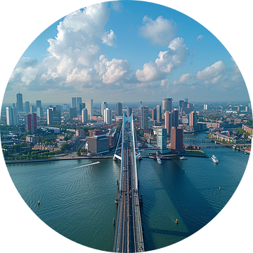 luchtfotografie boven land van Egon Zitter