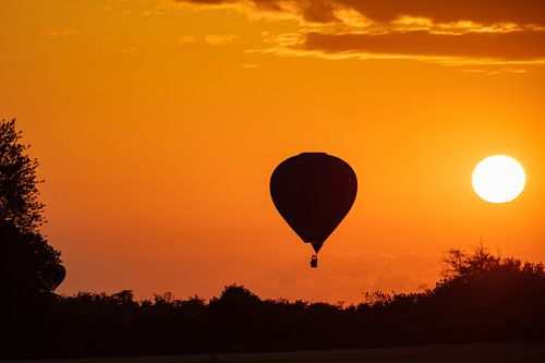 Hot Air Balloon at night