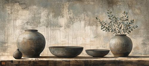 Nature morte Japandi | Contes rustiques feutrés