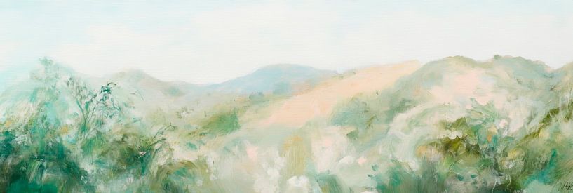 Paysage de collines douces par Poster Art Shop