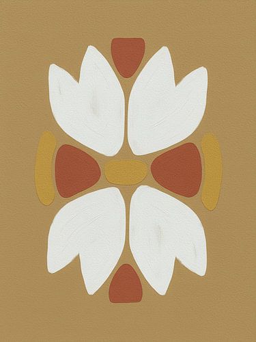 CALM FLOWERS 01 BEIGE van TW living