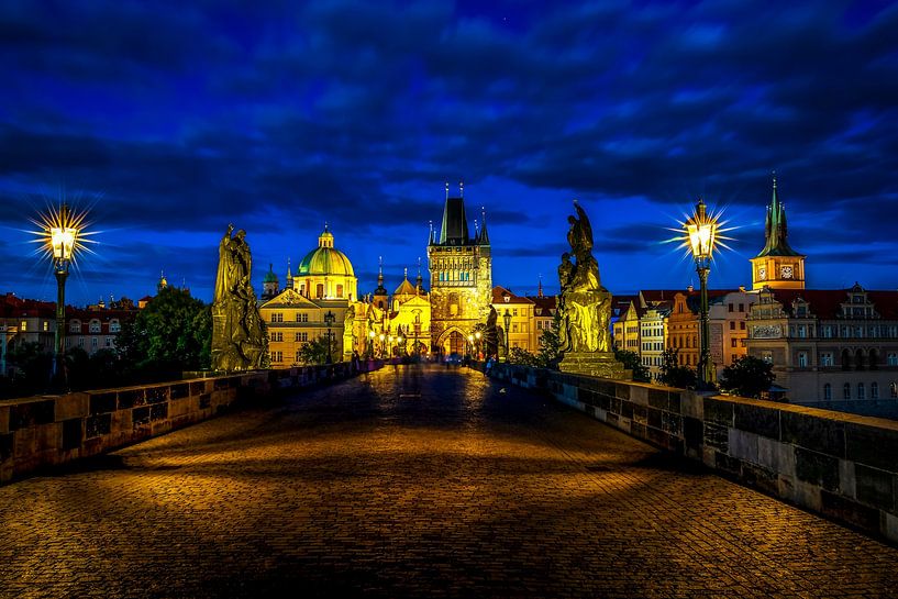 Prague and the Charles Bridge by Antwan Janssen