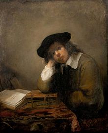 Ein junger Student an seinem Schreibtisch, Carel Fabritius