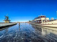 Paysage hivernal de la Hollande